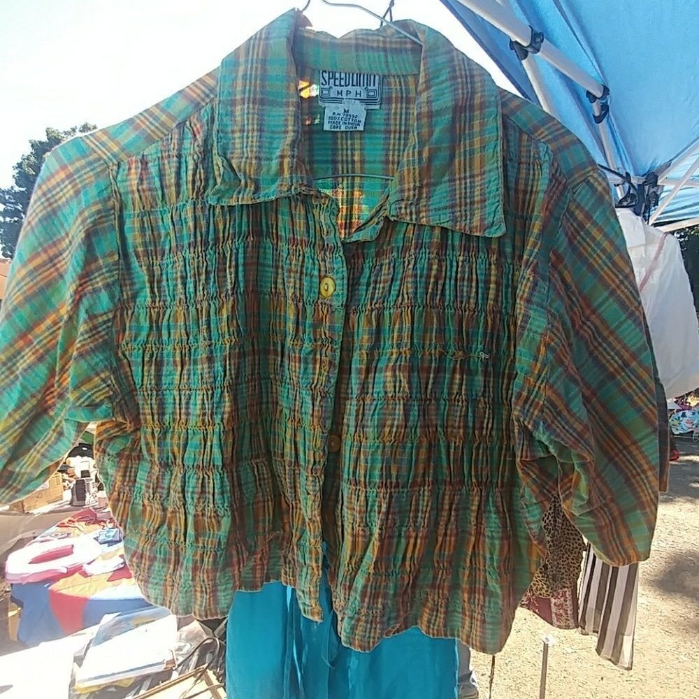 Speed limit Half jacket (plaid)